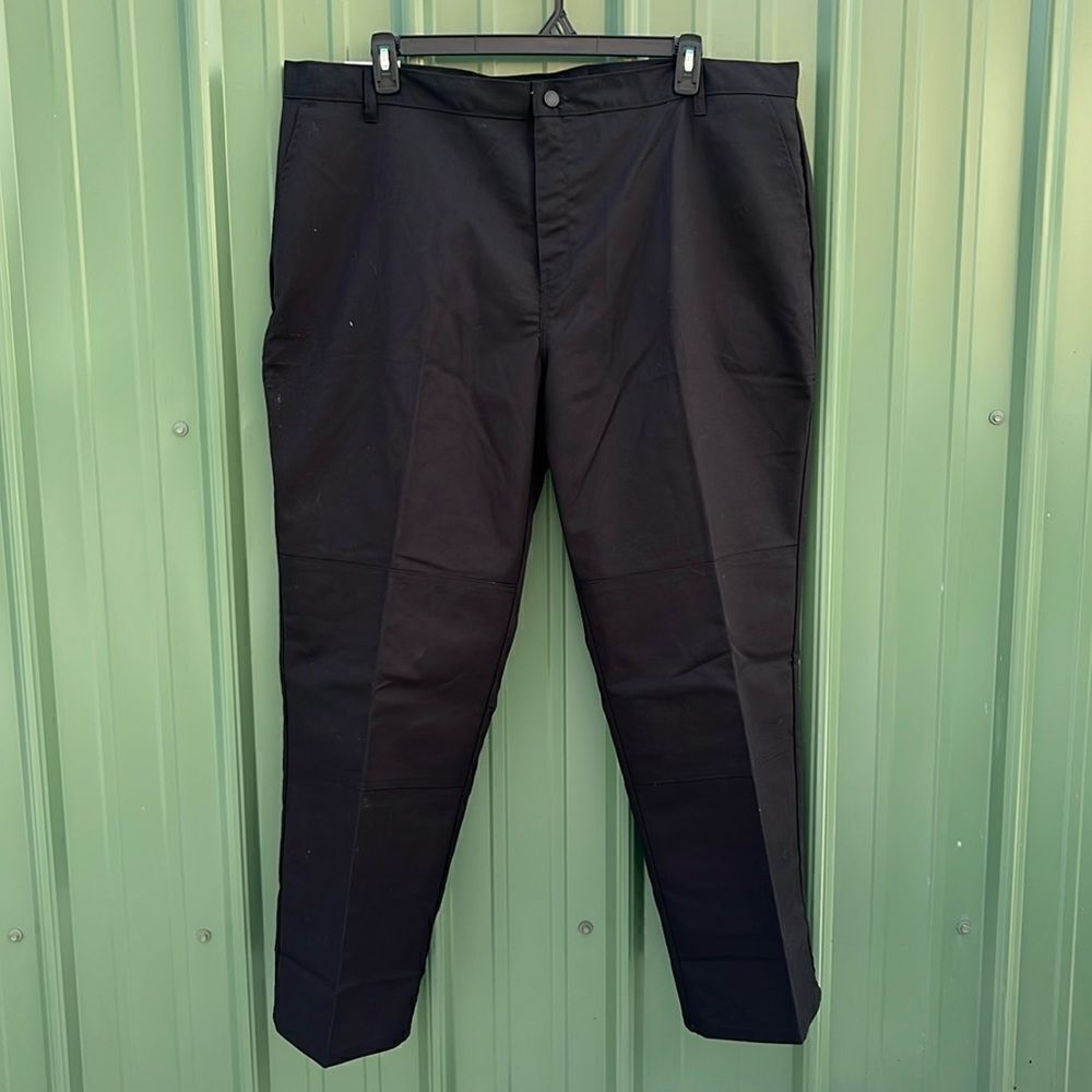 Men’s Genuine Dickies Black Flex Double Knee Work Pants Size 44X30